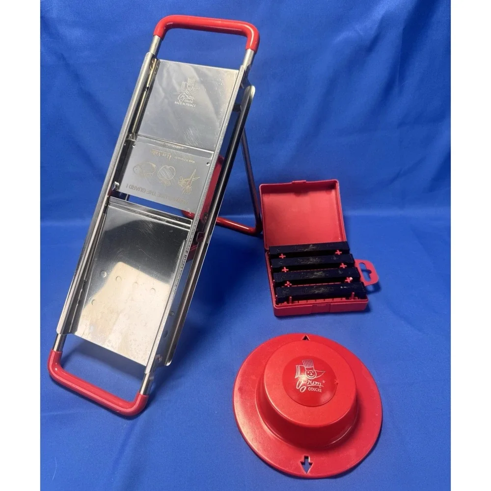 Bron Coucke 15000 Professional Mandoline Slicer Red French‎ Stainless Steel
